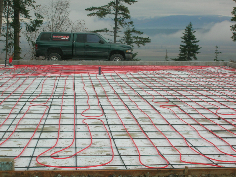 shop with Radiant Heat